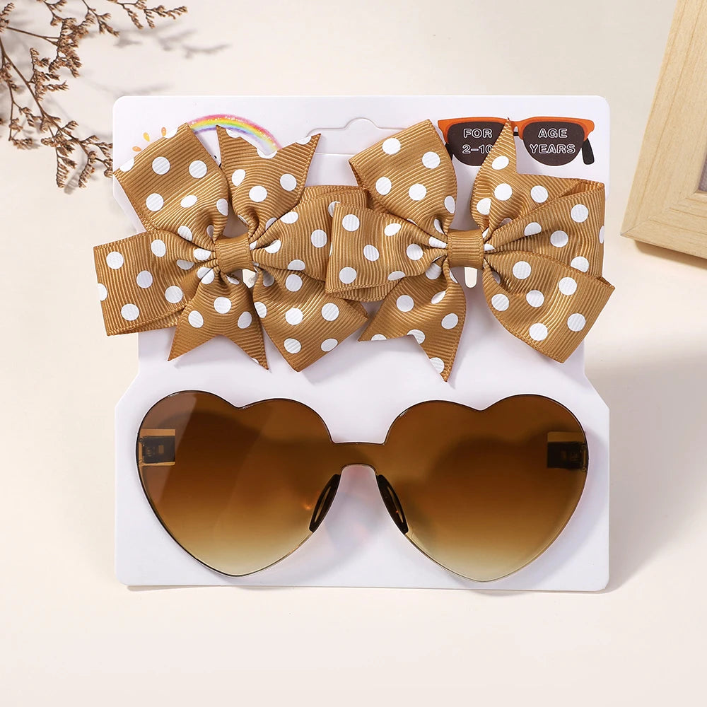Headwear sunglasses set