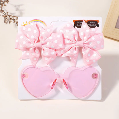 Headwear sunglasses set