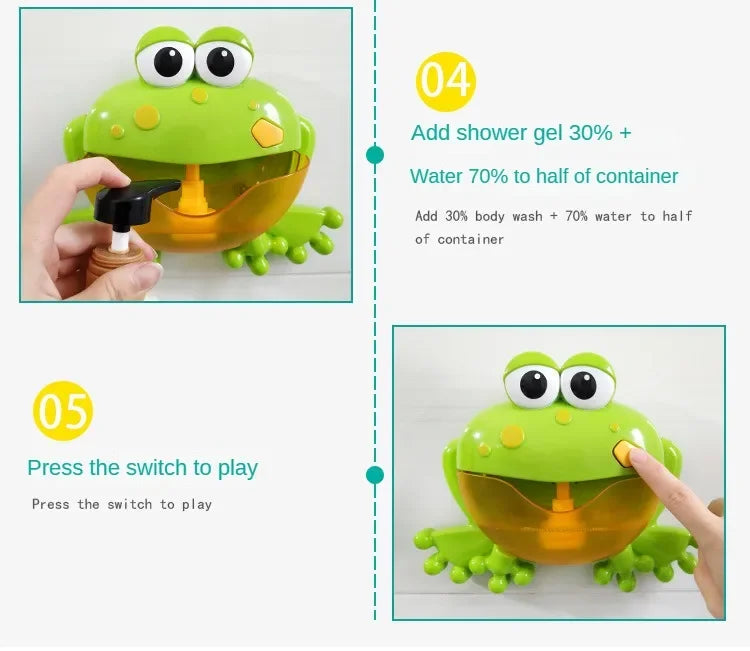 Frog Music Kids Bath Toy for Children - PAMU8