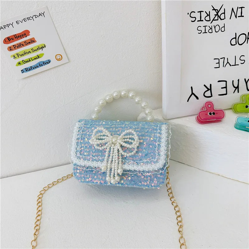 Pearl Beaded Shoulder Bag