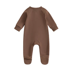 Newborn Football Romper, Long-Sleeve Baby Jumpsuit