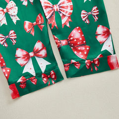 Girls Christmas Pajamas Set