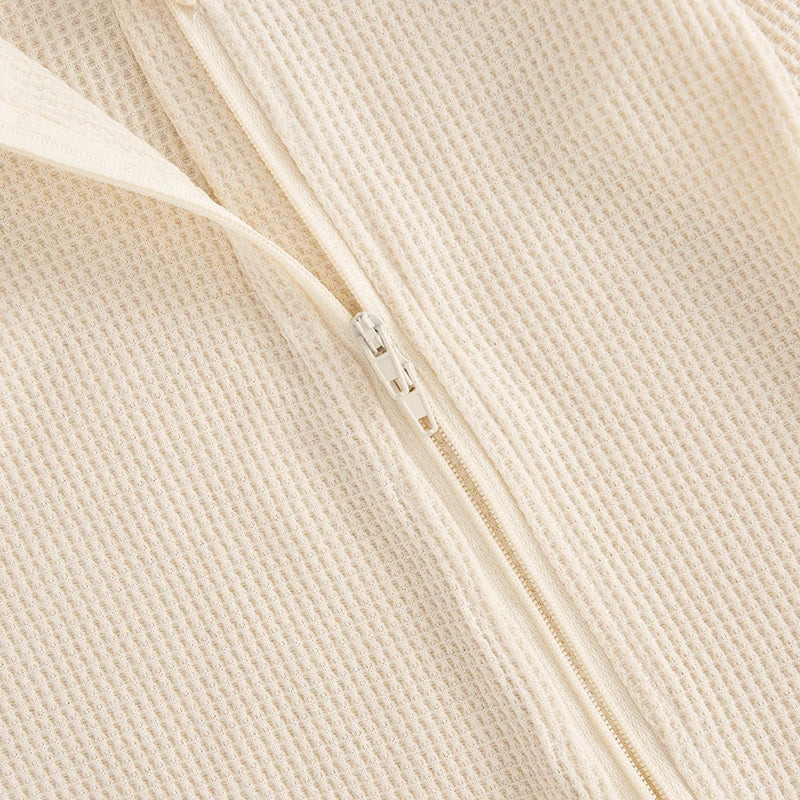 Waffle Knit Baby Jumpsuit