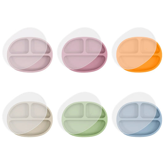 1PCS Baby Silicone Dishes