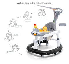 Baby Walker with Music Handle | Foldable Musical Walker
