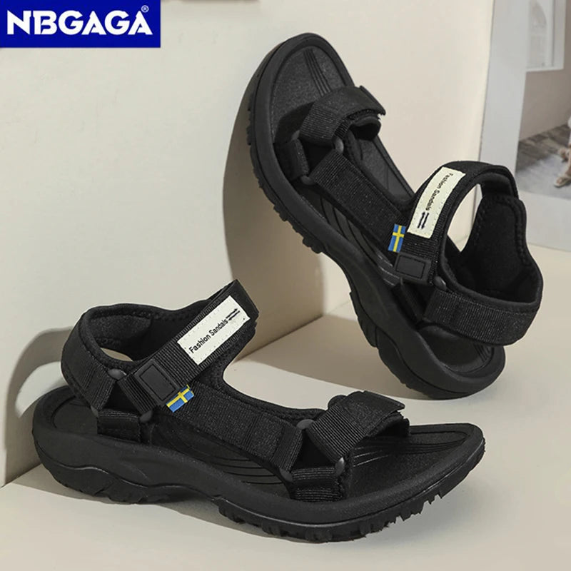 Women's Flat Beach Sandals, Casual Summer Slides
