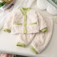 Warm Flannel Children's Pajamas