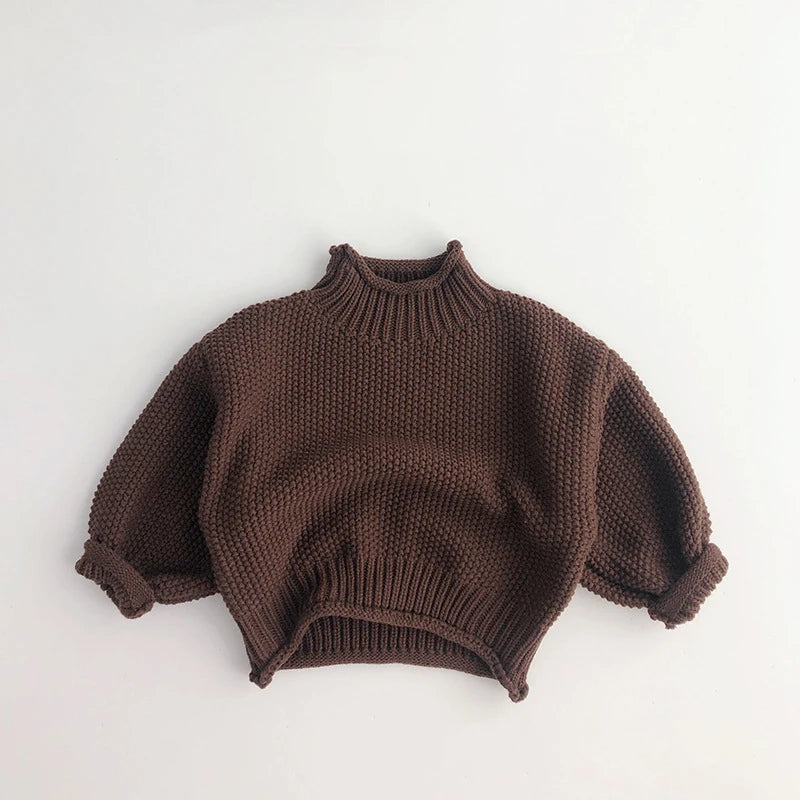 Korean Style Kids Sweater Vintage Boys Knitwear - PAMU8