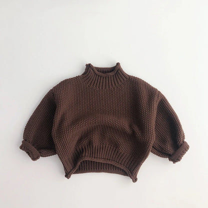 Korean Style Kids Sweater Vintage Boys Knitwear - PAMU8