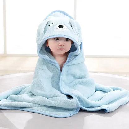 Baby Hooded Bathrobe Towel