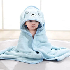 Baby Hooded Bathrobe Towel | Soft Baby Bath Wrap