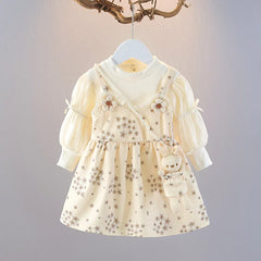 Autumn Floral Bunny Dress