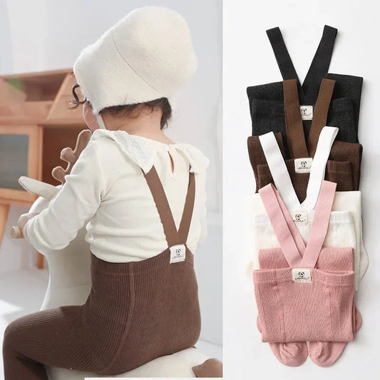 Elastic Tights for Girls Cotton Leggings - PAMU8