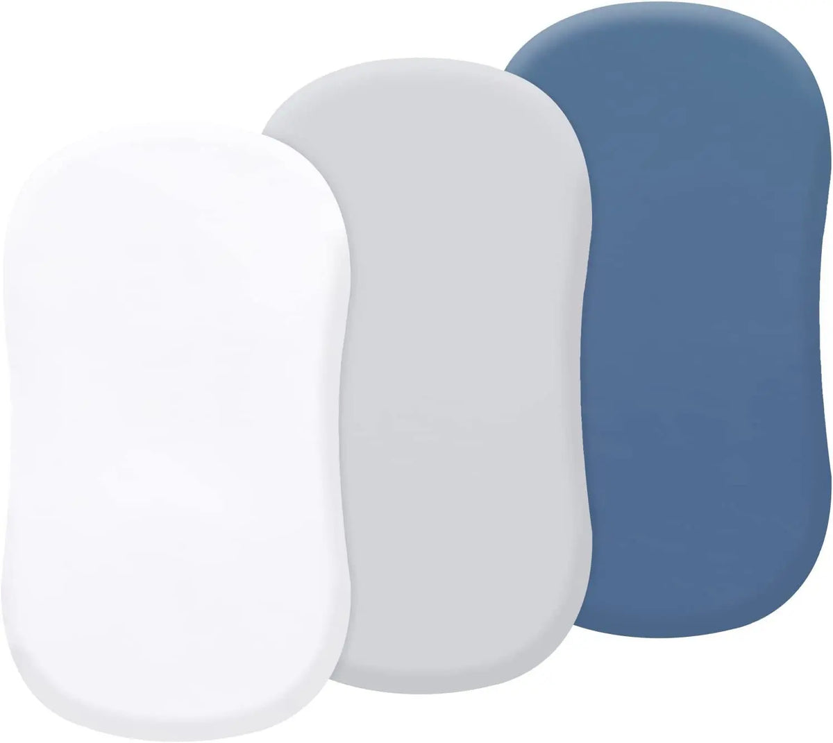 Baby Bassinet Sheets 3-Pack | Soft Universal Fit