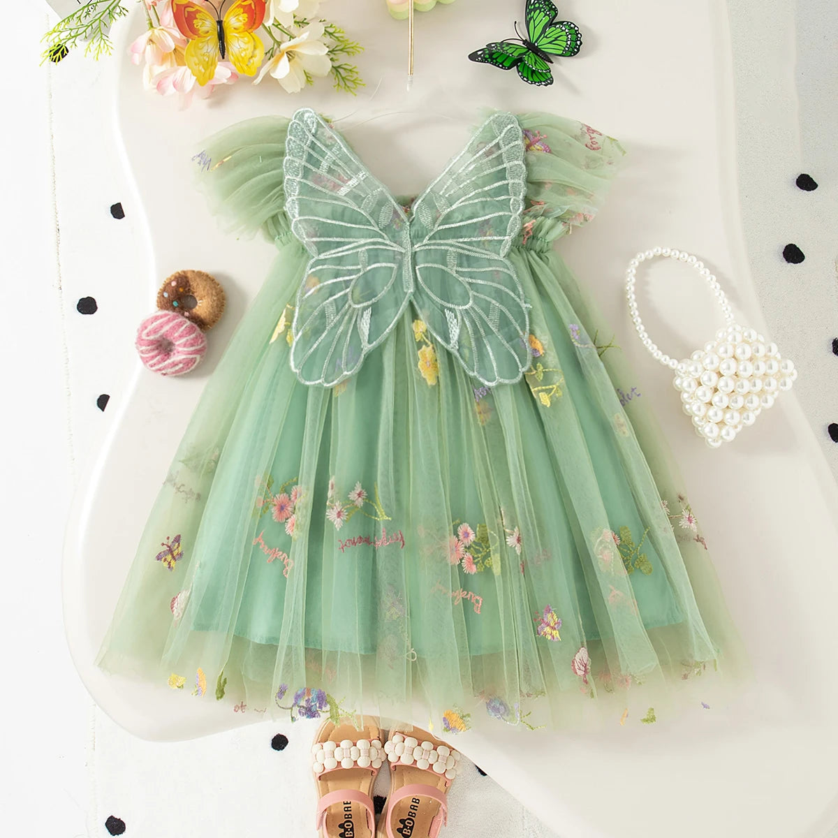 Floral Chiffon Sleeveless Dress