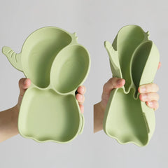 Silicone Baby Feeding Plate, Toddler Dining Dish