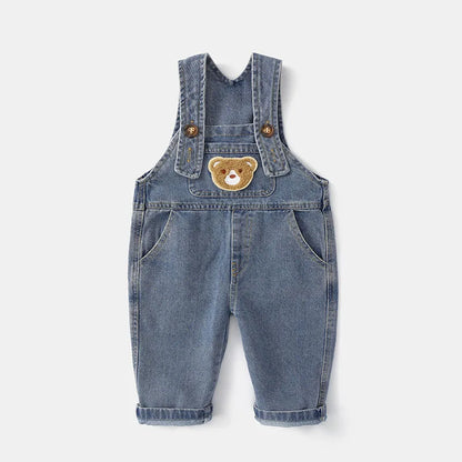 Cute Bear Denim Casual Pants