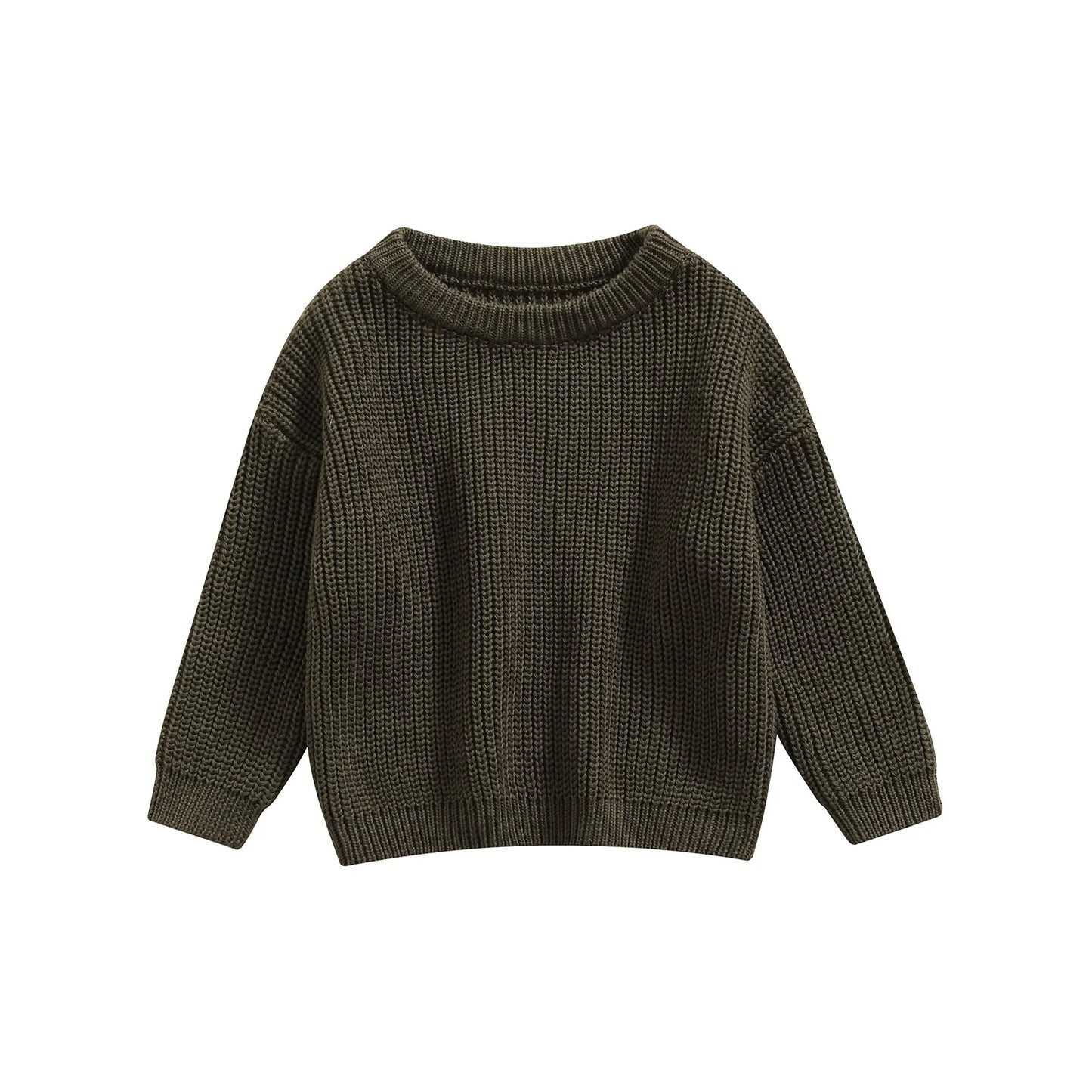 Newborn Knitwear Long Sleeve Cotton Pullover Tops - PAMU8