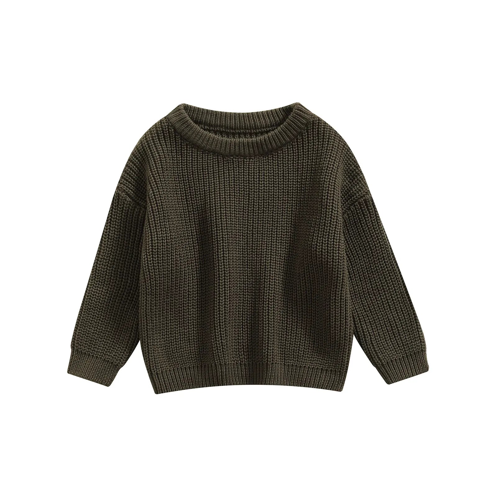 Newborn Knitwear Long Sleeve Cotton Pullover Tops - PAMU8
