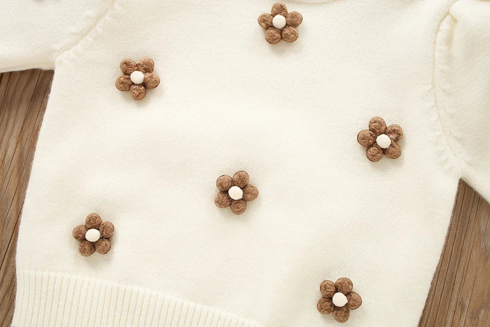 Flower Knitted Skirt