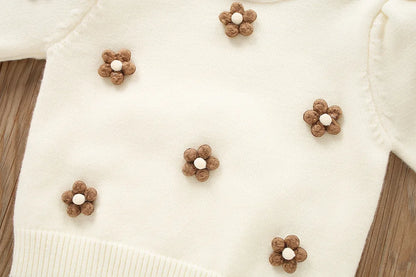Flower Knitted Skirt