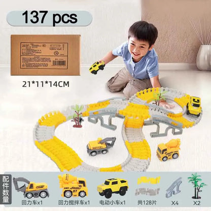 137-467pcs Baby Electric Track Toy