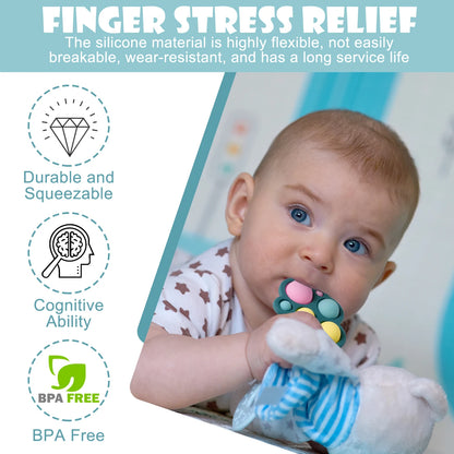 Kids Finger Press Teething Toys