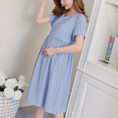 Loose Fit Maternity A-line Dress