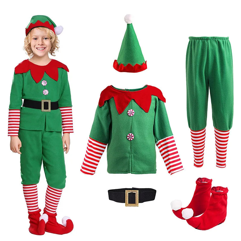Christmas Kids Santa Costume
