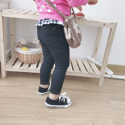 Jeans Boys and Girls' Solid color