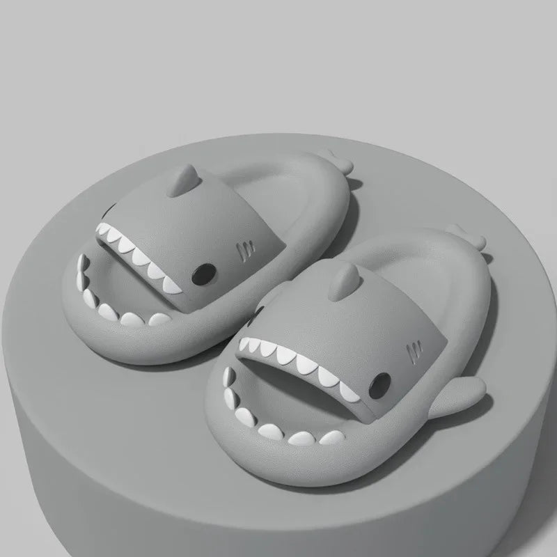 Kids' Shark Flip Flops, Non-Slip EVA Pool Sandals
