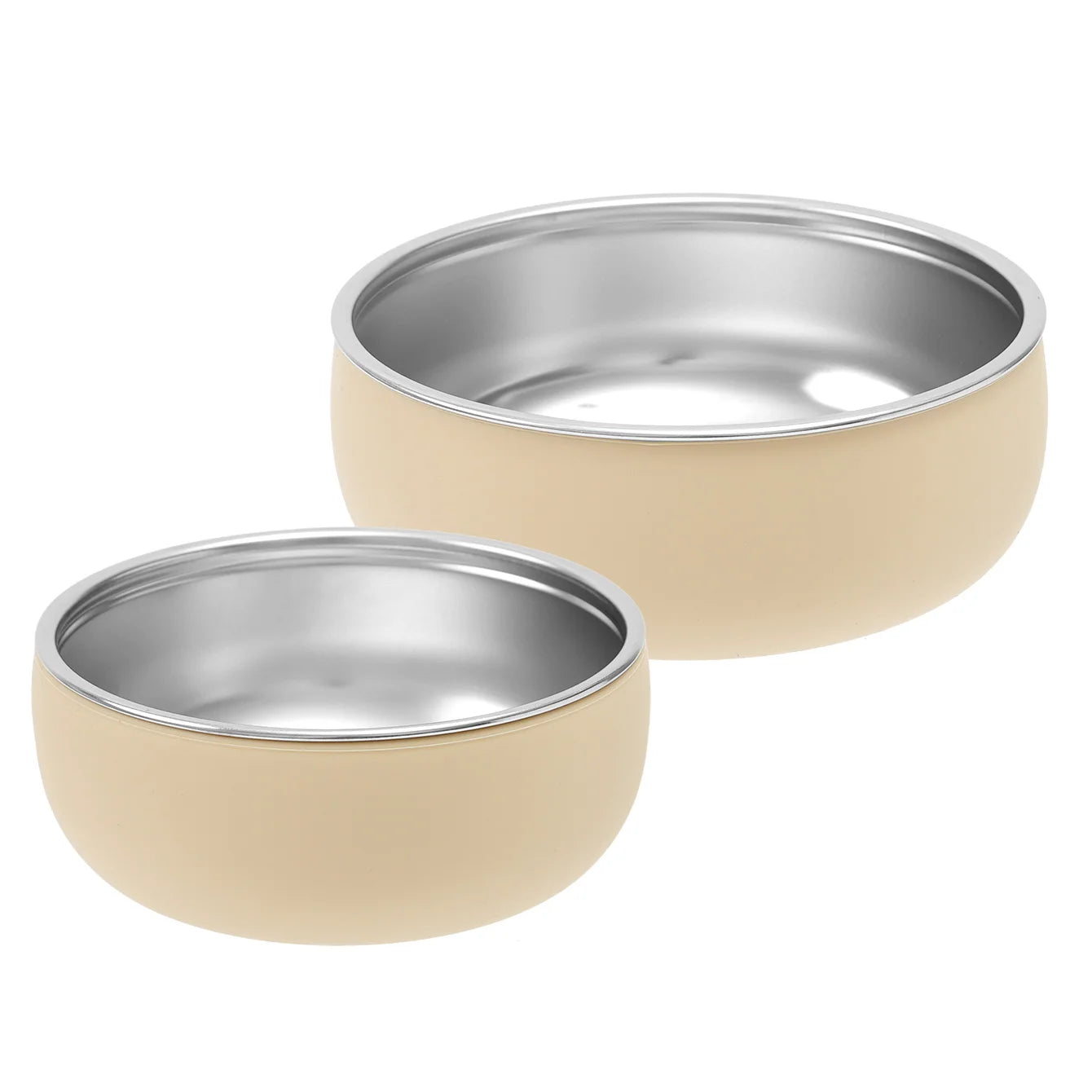2PCS Stainless Steel Dishes