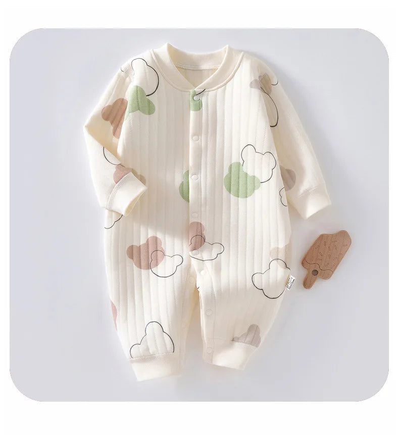 Cute Pattern Baby Cotton Suit