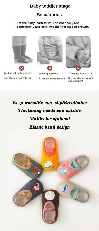 2025 Kids Socks Anti-Slip Booties
