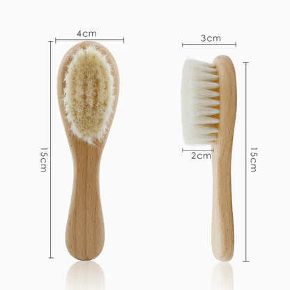 Soft Baby Wood Brush Set