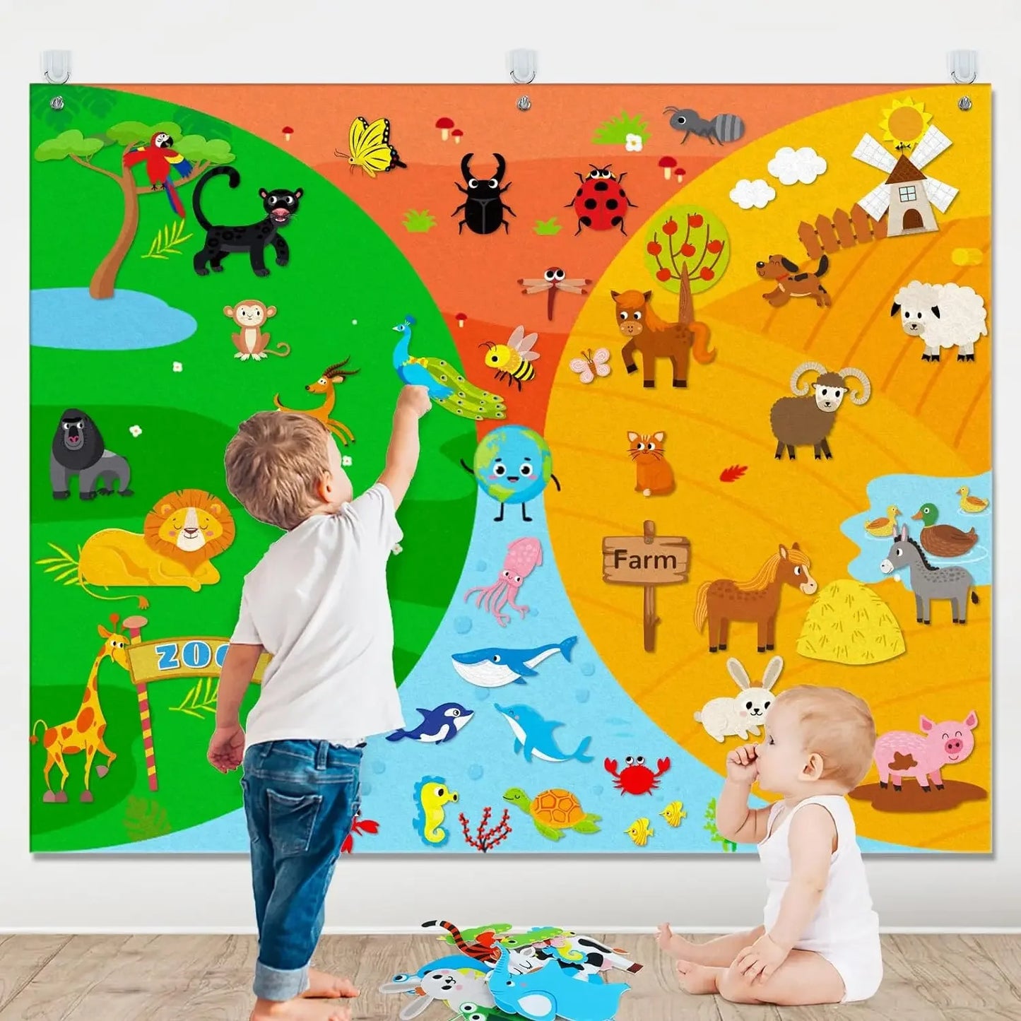 Felt Story Board Set kids Toy