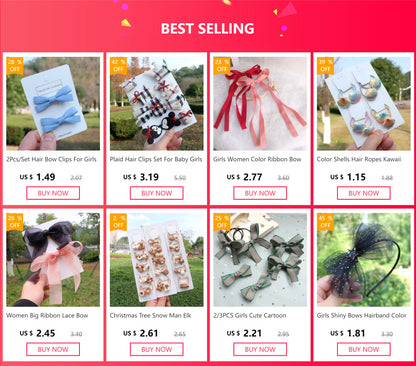 Cute Cartoon Ribbon Set
