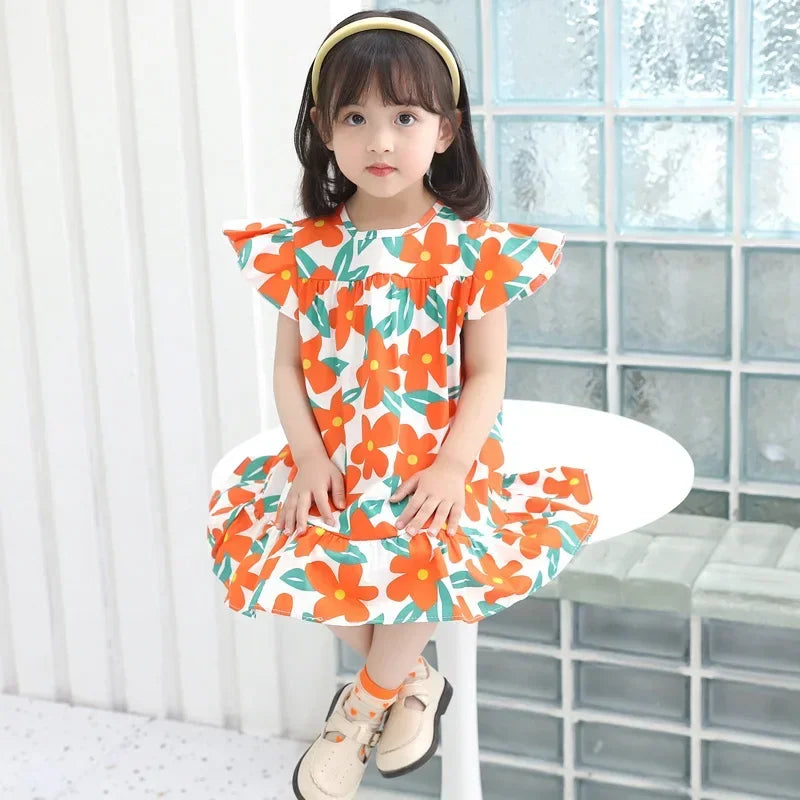 Children Cotton Beach Dress