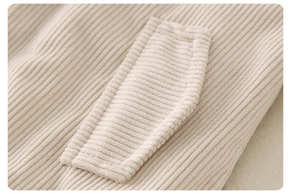 Cozy Winter Baby Romper Set