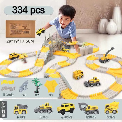 137-467pcs Baby Electric Track Toy