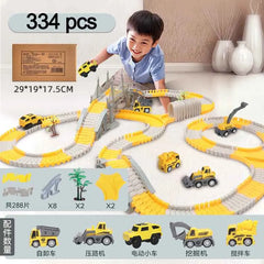 Electric Race Track Toy Set for Kids