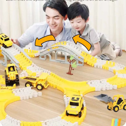 137-467pcs Baby Electric Track Toy