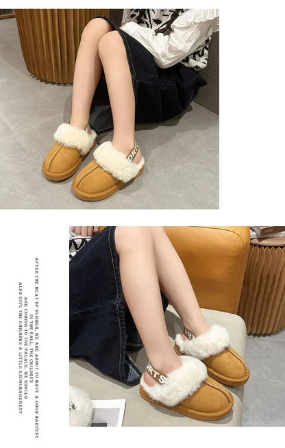 Kids Toes Wrapped Plush Slippers
