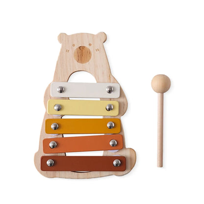 Wooden Rattle Musical Baby Toys