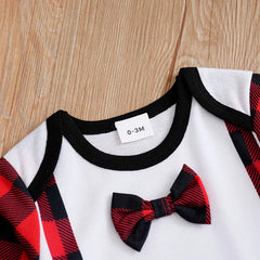Christmas Gentleman Baby Outfit