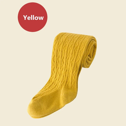 Baby Girl Tights Solid Cotton