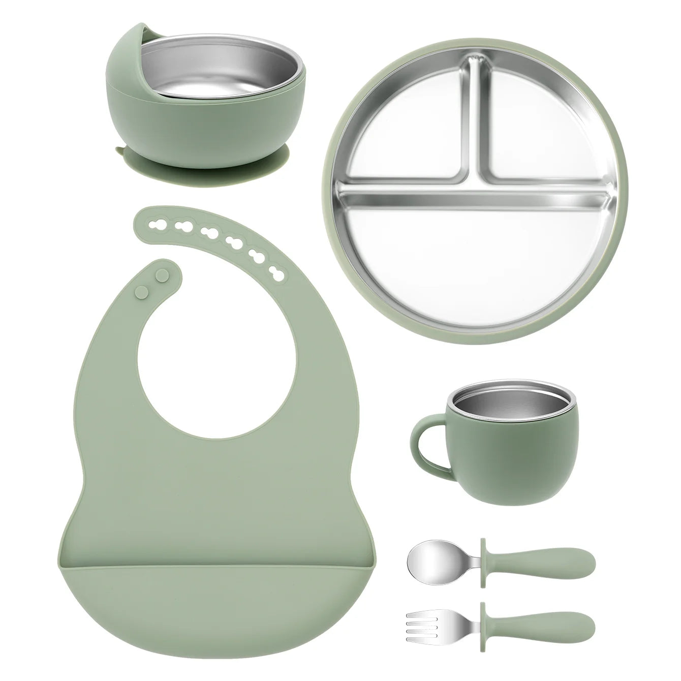 6PCS Detachable Dishes Set