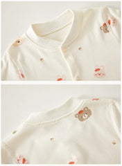 Soft Cartoon Infant Bodysuit Suit