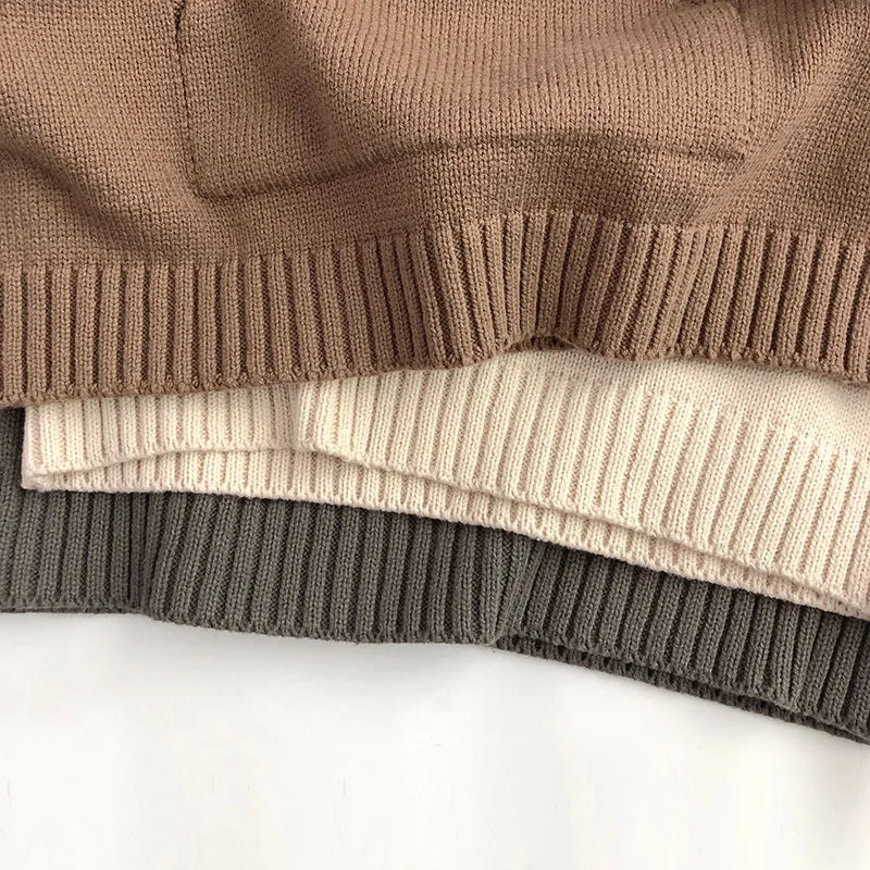 Knitted Baby Pullover Sweater