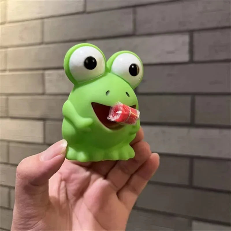 Pinch Frog Dinosaur Sticking Tongue  For Kids - PAMU8